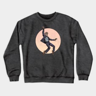 Jailhouse Wolfman with blood moon Crewneck Sweatshirt